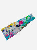 Watercolor Paint Splatter Headband-Turban Twist and Yoga Styles  |  Sweet Stitch Novelties