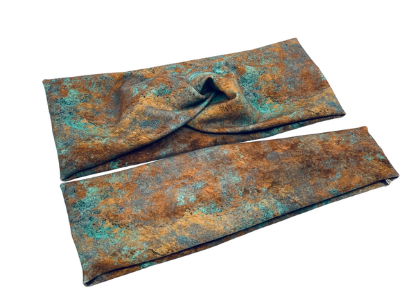 Copper Patina Headband-Twist or Yoga | Sweet Stitch Novelties