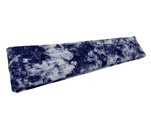 Acid Wash Blue Denim Headband-Twist or Yoga  |  Sweet Stitch Novelties