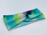 Watercolor Galaxy Headband-Turban Twist and Yoga Styles  |  Sweet Stitch Novelties