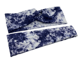 Acid Wash Blue Denim Headband-Twist or Yoga  |  Sweet Stitch Novelties