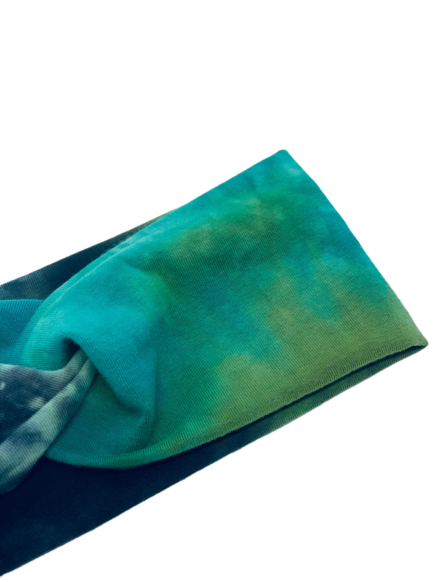 Chartreuse Vibes Tie Dye Headband-Twist or Yoga | Sweet Stitch Novelties