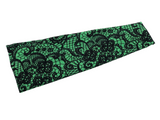 Faux Lace Green Headband-Twist or Yoga | Sweet Stitch Novelties