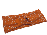 Dotties on Orange Headband-Twist or Yoga | Sweet Stitch Novelties