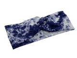 Acid Wash Blue Denim Headband-Twist or Yoga  |  Sweet Stitch Novelties