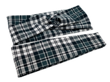 Black and White Plaid Headband-Twist or Yoga  |  Sweet Stitch Novelties